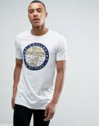 Esprit T-shirt With Just Chilling Graphic Print - Gray