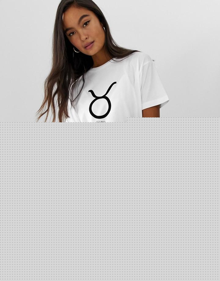 Jack & Jones Originals Oversize Fit Holidays Sprout T-shirt In White