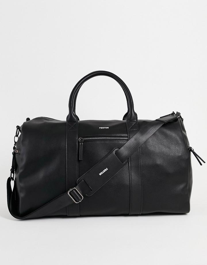 Fenton Shoulder Strap Carryall In Black