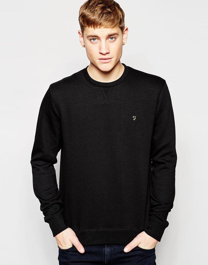 Farah Bernard Crew Sweatshirt - Black
