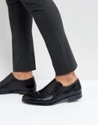 Red Tape Side Tie Smart Shoes - Black