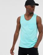 Threadbare Organic Cotton Tank In Mint Green
