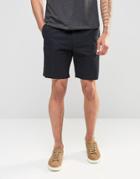 Penfield Chino Shorts In Black - Black