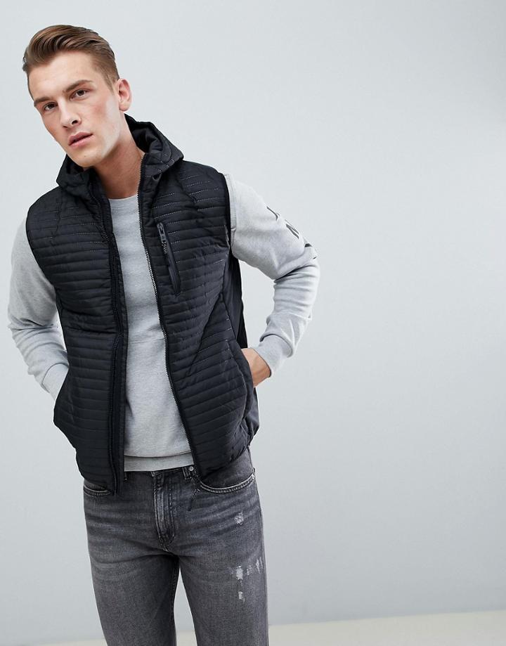 Dissident Padded Vest - Black