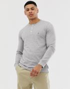 French Connection Long Sleeve Grandad Neck Long Sleeve Top