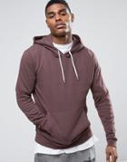 Asos Hoodie In Brown - Brown