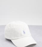 Polo Ralph Lauren X Asos Exclusive Collab Cap With Text Logo In Cream-white