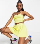 Asyou Strappy Back Cami Top In Yellow - Part Of A Set