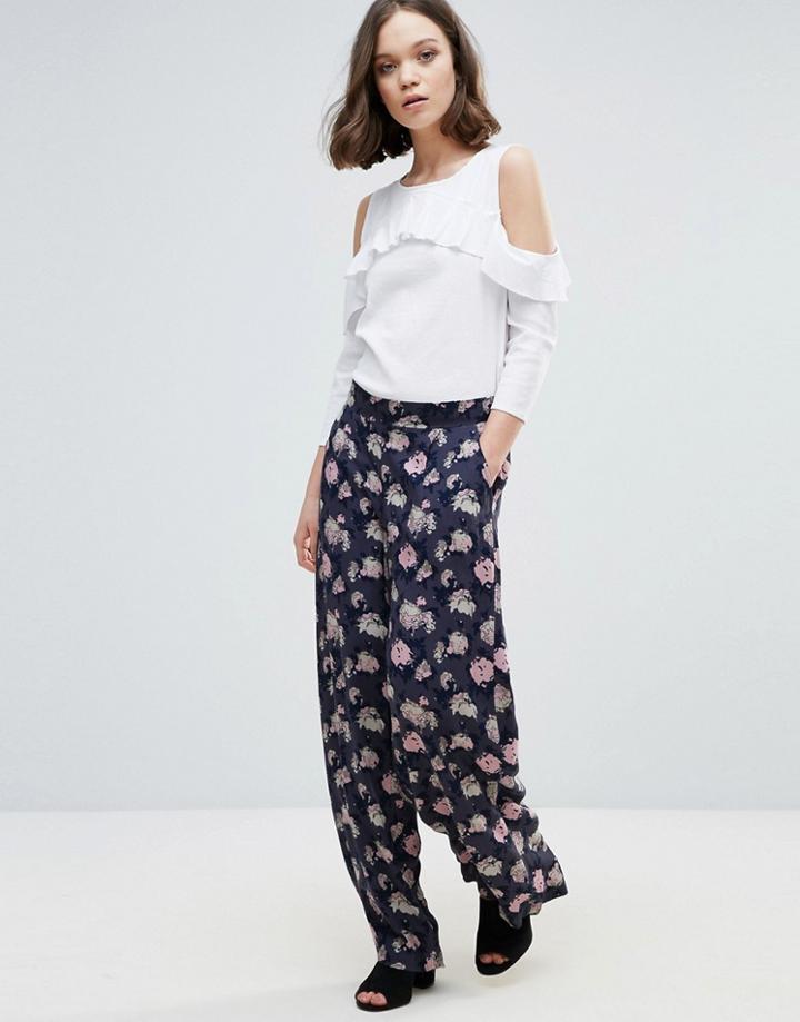 Ichi Floral Culottes - Multi