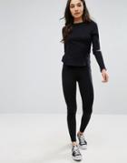 New Look High Waist Leggings - Black