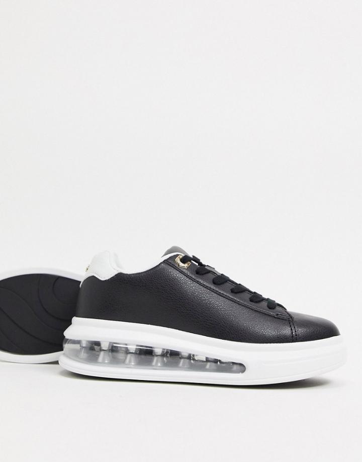 River Island Bubble Sole Sneakers In Black