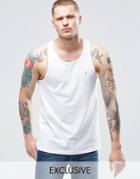 Farah Vest With F Logo Exclusive In White - White