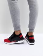Puma Tsugi Shinsei Sneaker In Red And Black - Black