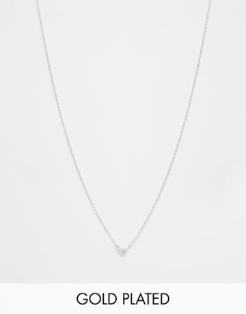 Astrid & Miyu Triangle Necklace - Silver