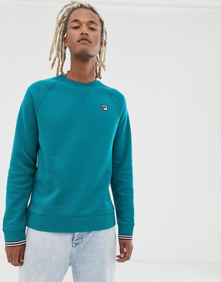 Fila Pozzi Fleece Sweat In Harbour Blue
