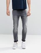 G-star Type C 3d Skinny Jeans Back Zip Gray Light Aged - Lt Aged