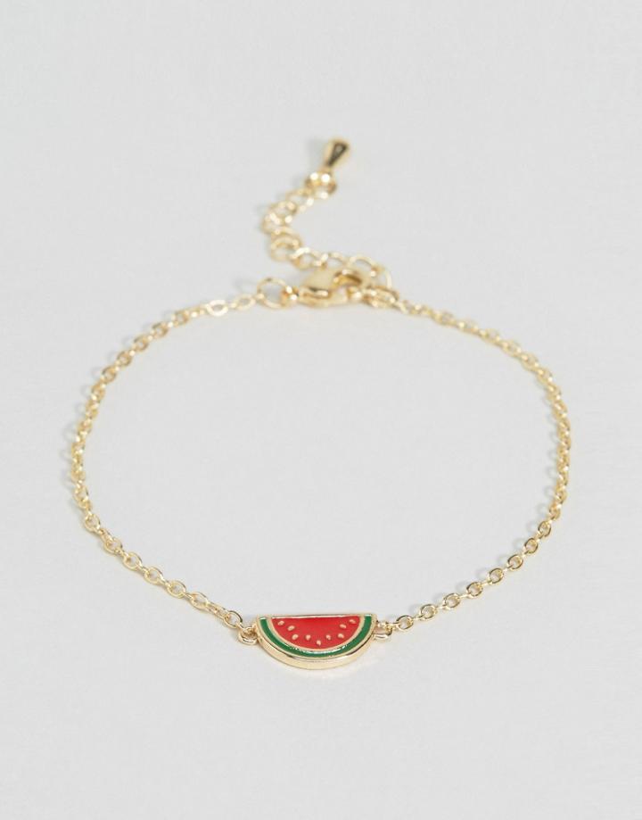 Limited Edition Watermelon Bracelet - Gold