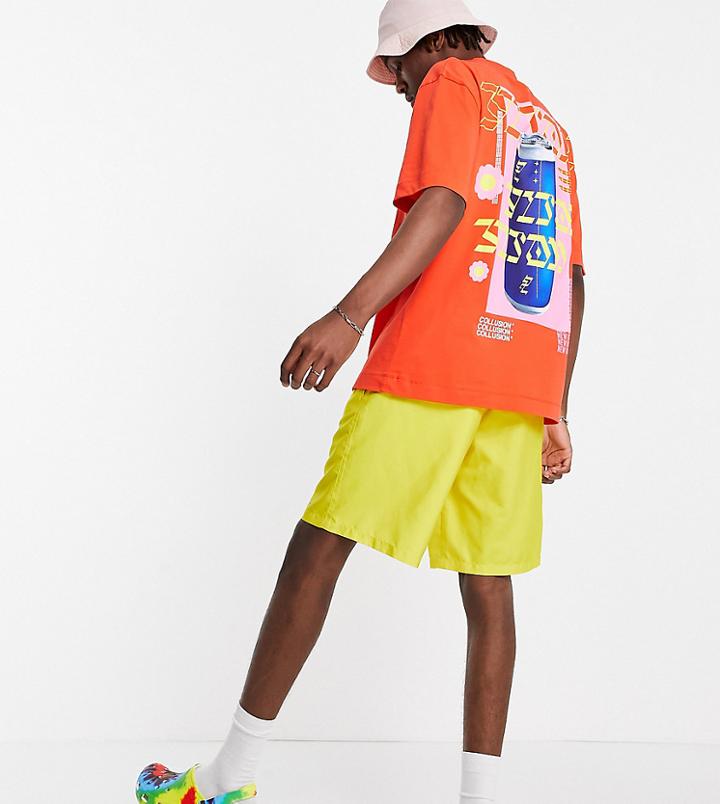 Collusion T-shirt With Print In Red