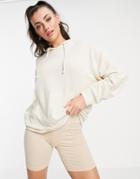 Lindex Felicity Super Soft Lounge Hoodie In Off-white