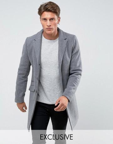Only & Sons Overcoat - Gray