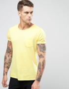 Scotch And Soda Chest Pocket T-shirt - Yellow