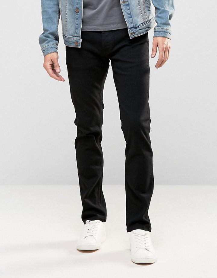 Jack & Jones Intelligence Stretch Slim Fit Jeans - Black