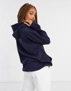 In The Style X Siannise Fudge Oversized Hoodie In Navy