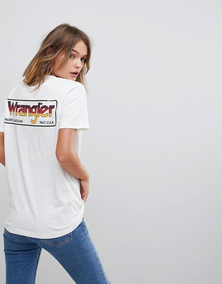 Wrangler Back Logo T Shirt - White