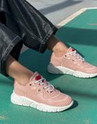 Love Moschino Chunky Panel Sneakers In Light Rose-pink
