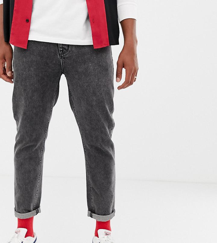 Collusion X003 Tapered Jean In Washed Black