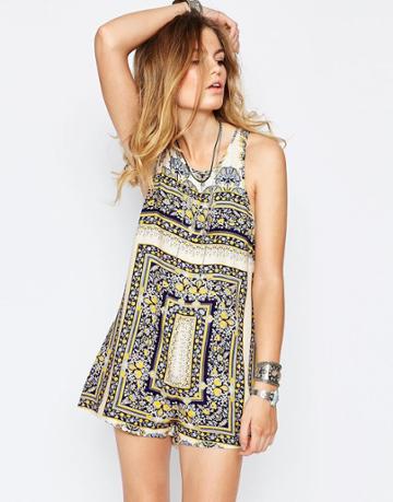 Somedays Lovin Printed Romper - Multi