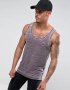 Soul Star Burn Out Tank - Purple