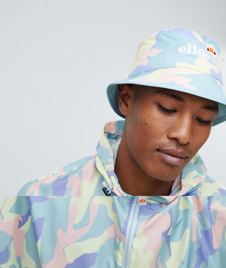 Ellesse Binno Reversible Camo Bucket Hat - Multi