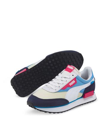 Puma Future Rider Sneakers In Black And Blue