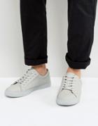 Asos Sneakers In Gray With Tumbled Effect - Gray