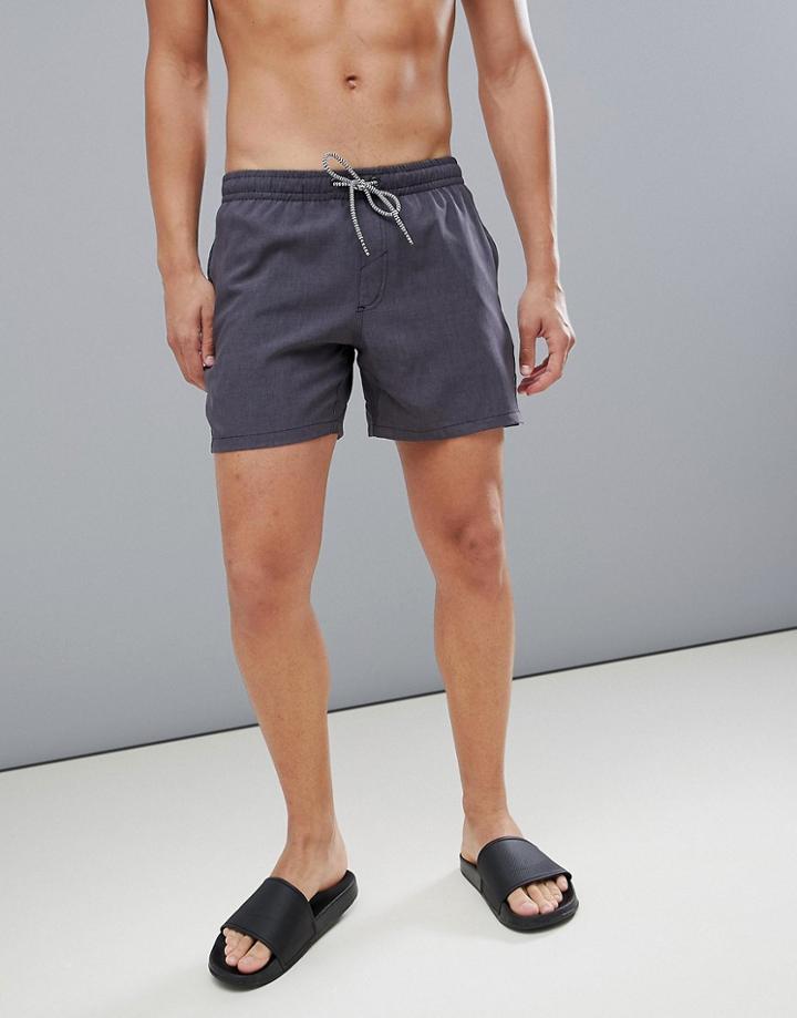 Protest Dave Swim Shorts 16 Inch In Black - Black