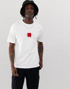 Parlez Mavar T-shirt With Embroidered Chest Logo In White