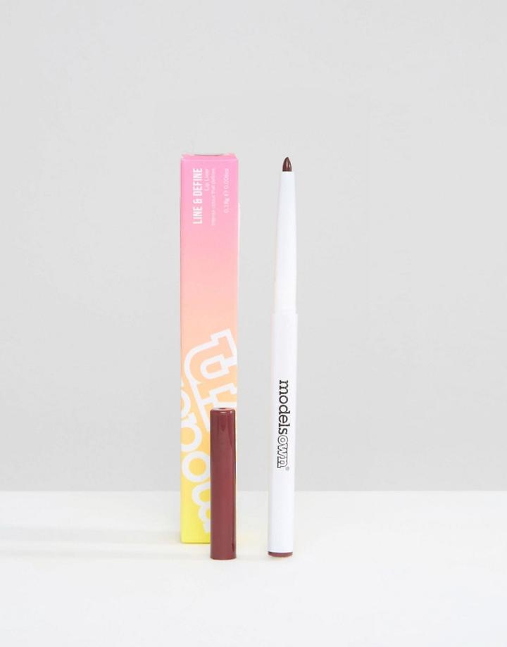 Models Own Line & Define Lip Liner - Berry Beet