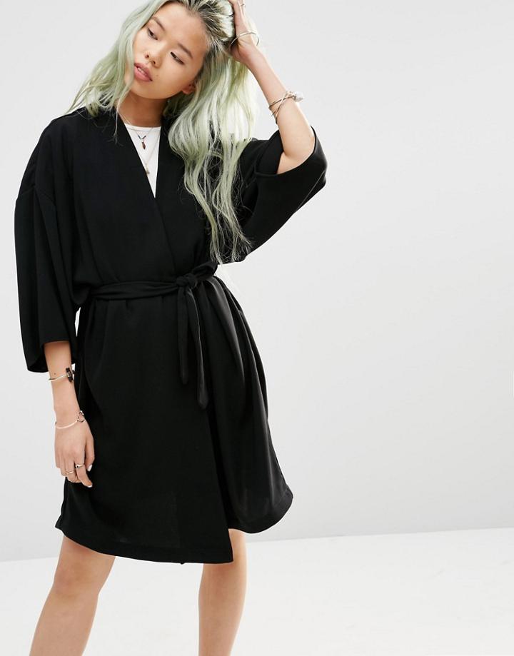 Just Female Kenya Kimono - Black