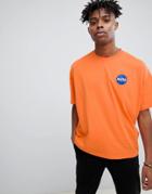 Asos Design Nasa Oversized T-shirt - Orange