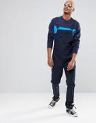 Asos Overalls With Pocket Details In Navy - Navy