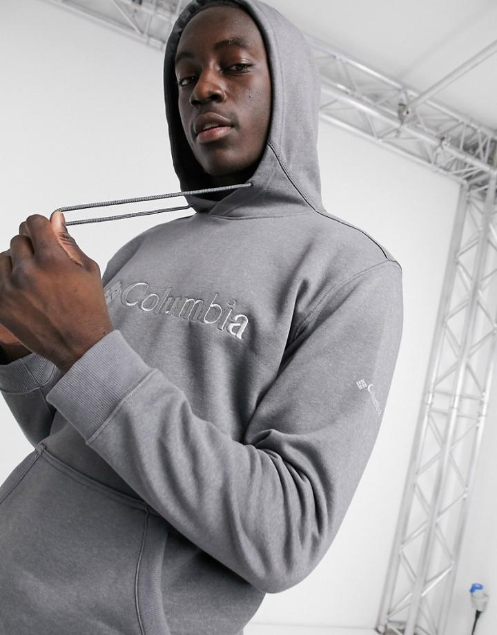 Columbia Csc Basic Logo Hoodie In Gray-grey