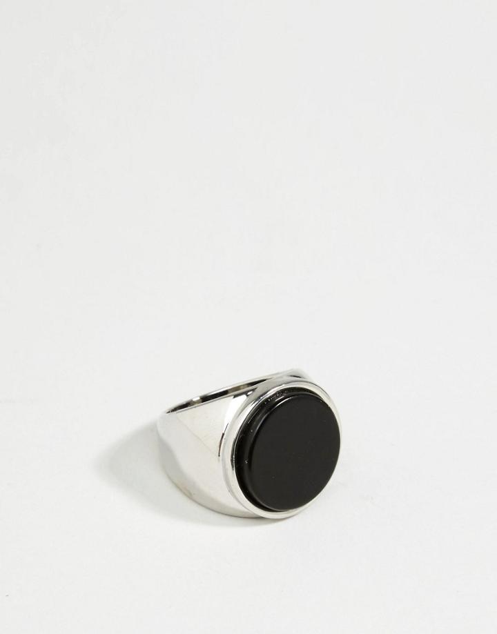 Icon Brand Premium Stone Ring In Silver - Silver