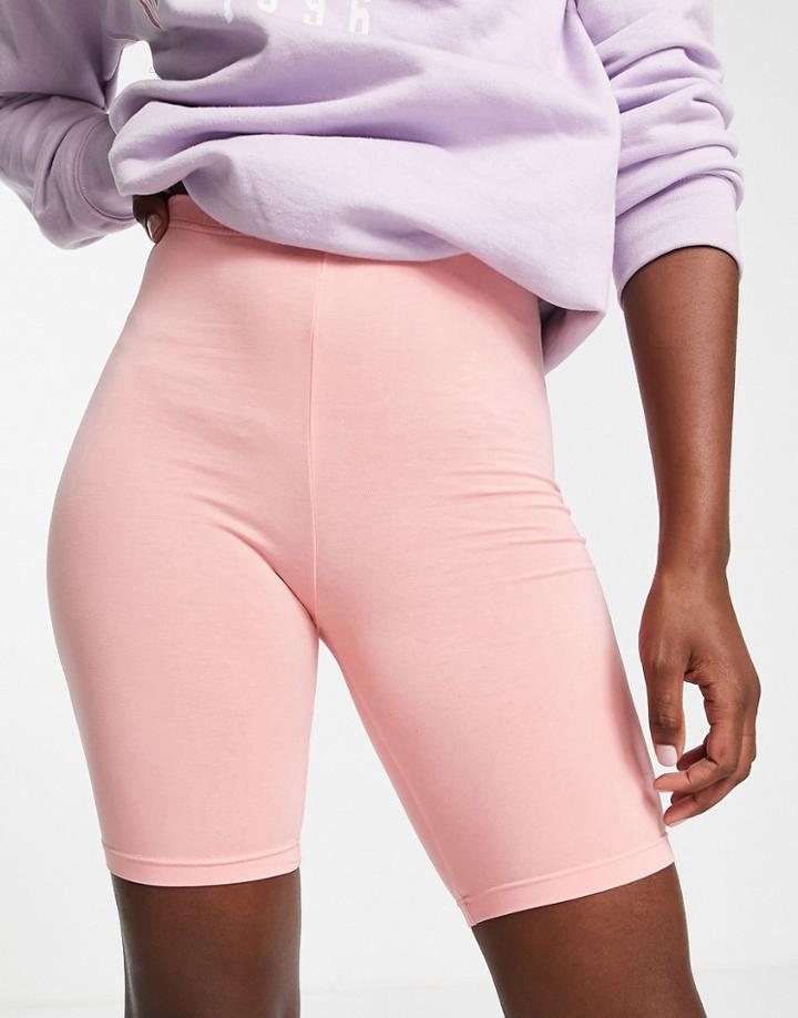 Topshop Washed Leggings In Pink - Part Of A Set