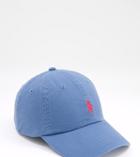 Polo Ralph Lauren Cap In Delta Blue With Player Logo-blues