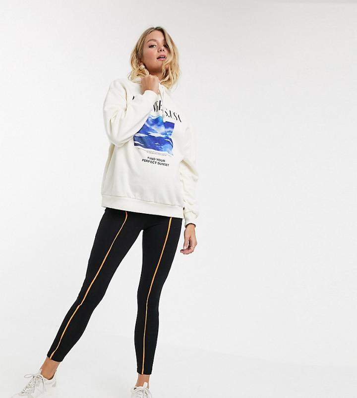 Asos Design Maternity Piped Detail Legging