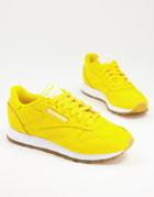 Reebok Classics Leather Sneakers In Toxic Yellow-multi