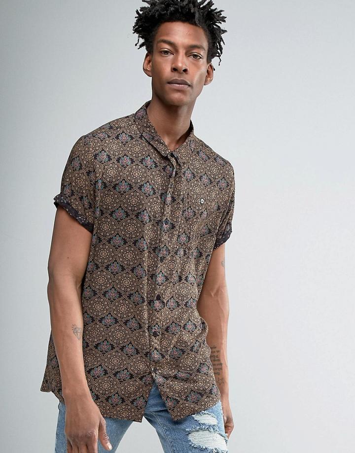 Rollas Dark Sun Shirt - Black