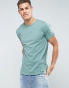 Lindbergh Crew Neck Stretch T-shirt - Green