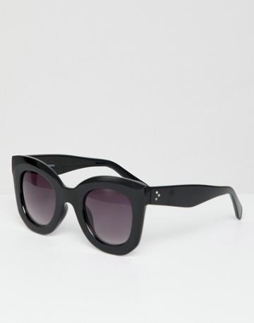 Prettylittlething Square Sunglasses - Black